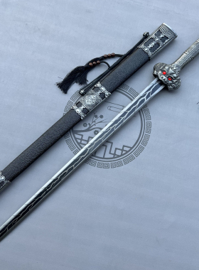 龙泉市刀剑永乐剑帝王剑一体龙骨古风长剑绣春刀剑工艺品未开刃