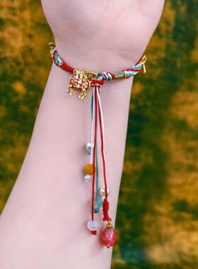 唐富贵福时盘手串潮灯记马年手链