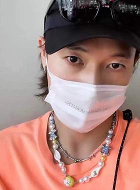 庆怜段宜恩同款木偶天使项链