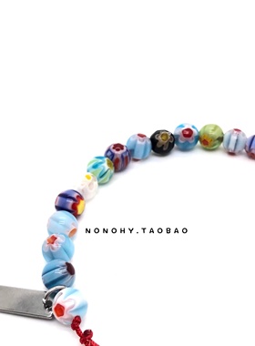 法国巴黎琉璃圆珠手链个性百搭