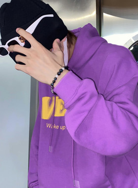 潮牌流行钛钢圆环扣虎眼石手链