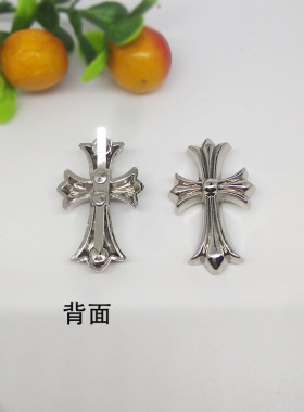 高档十字架鞋扣件质感金属鞋饰女鞋女靴装饰品配饰修鞋配件包邮