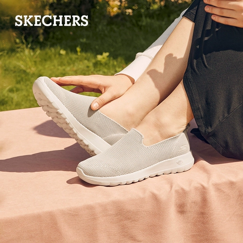 Skechers, повседневная обувь на платформе, спортивная обувь, обувь для ходьбы для матери, осенняя, мягкая подошва