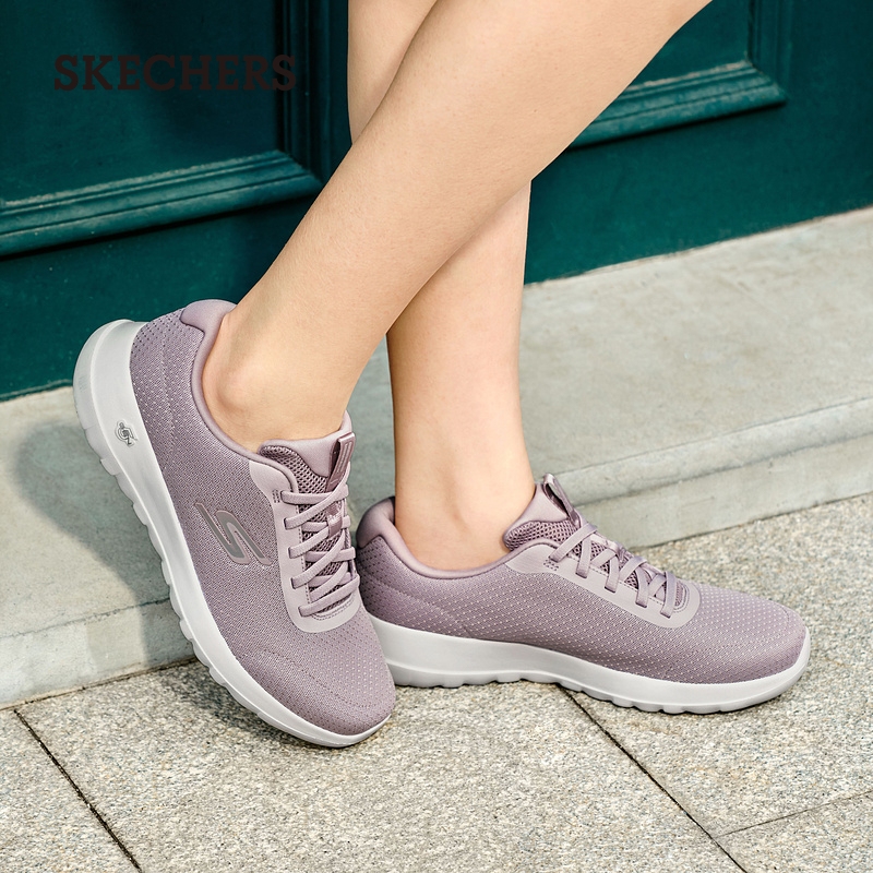 Skechers斯凯奇夏季女鞋轻质一脚蹬健步鞋缓震舒适透气运动休闲鞋-图2