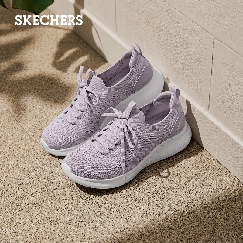 Skechers斯凯奇夏季女鞋一脚蹬休闲鞋高回弹软底舒适运动鞋妈妈鞋