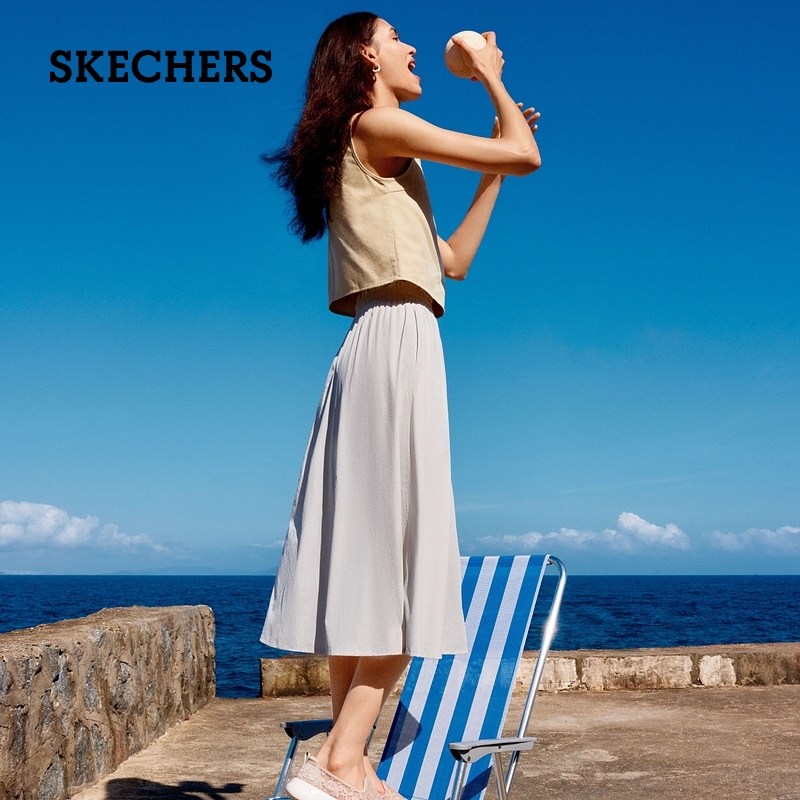 skechers 2023春夏新款中长款半身裙 skechers半身裙