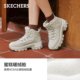 Skecher honey cake shoes for women in autumn and winter thick sole heightening