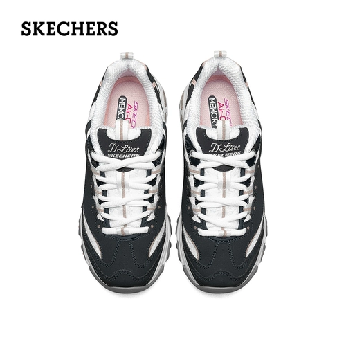 Skechers, классическая белая обувь на платформе для отдыха, спортивная обувь