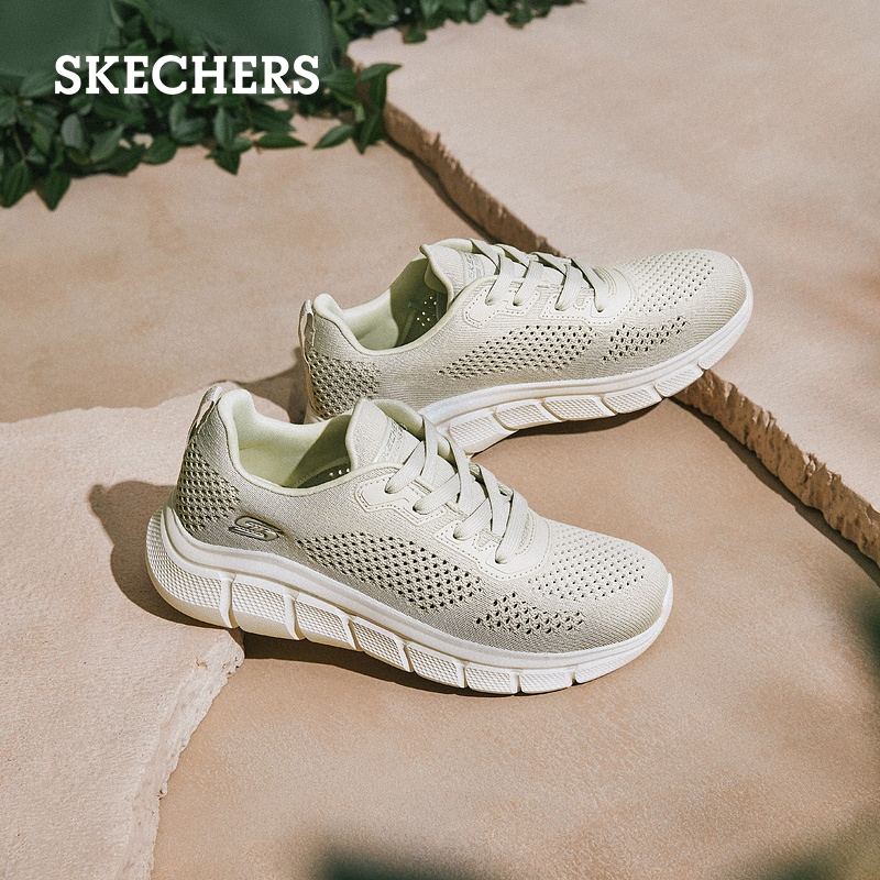 【母亲节礼物】Skechers斯凯奇夏高女鞋网面透气休闲跑步运动鞋-图1