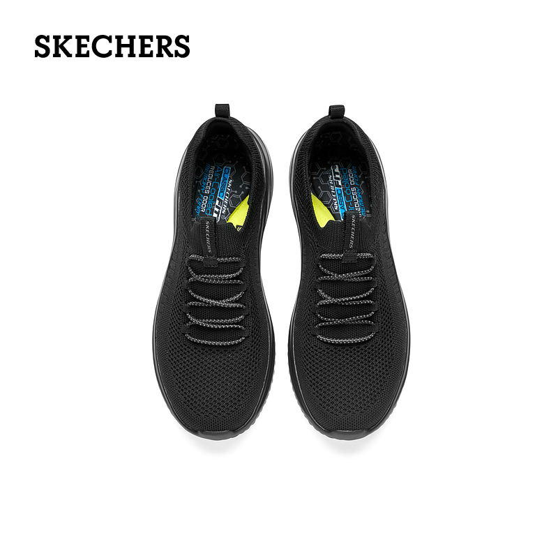 Skechers斯凯奇春夏男鞋免系带运动鞋轻质一脚蹬网面透气休闲鞋 - 图3