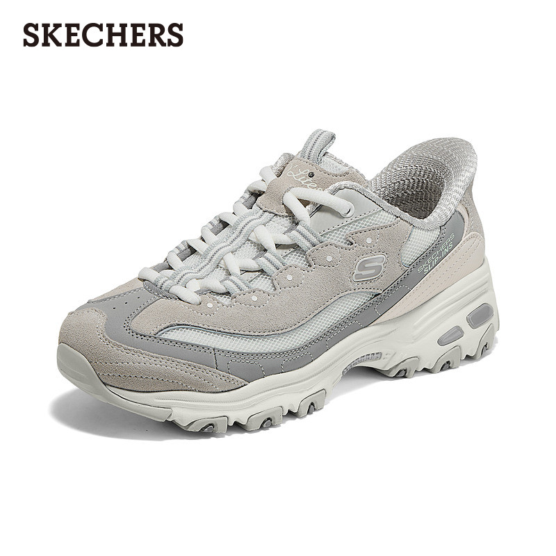 斯凯奇闪穿鞋|春季流行时尚女一脚蹬老爹鞋低帮软底运动鞋熊猫鞋,淘宝优惠券,粉丝福利购,淘宝优惠卷