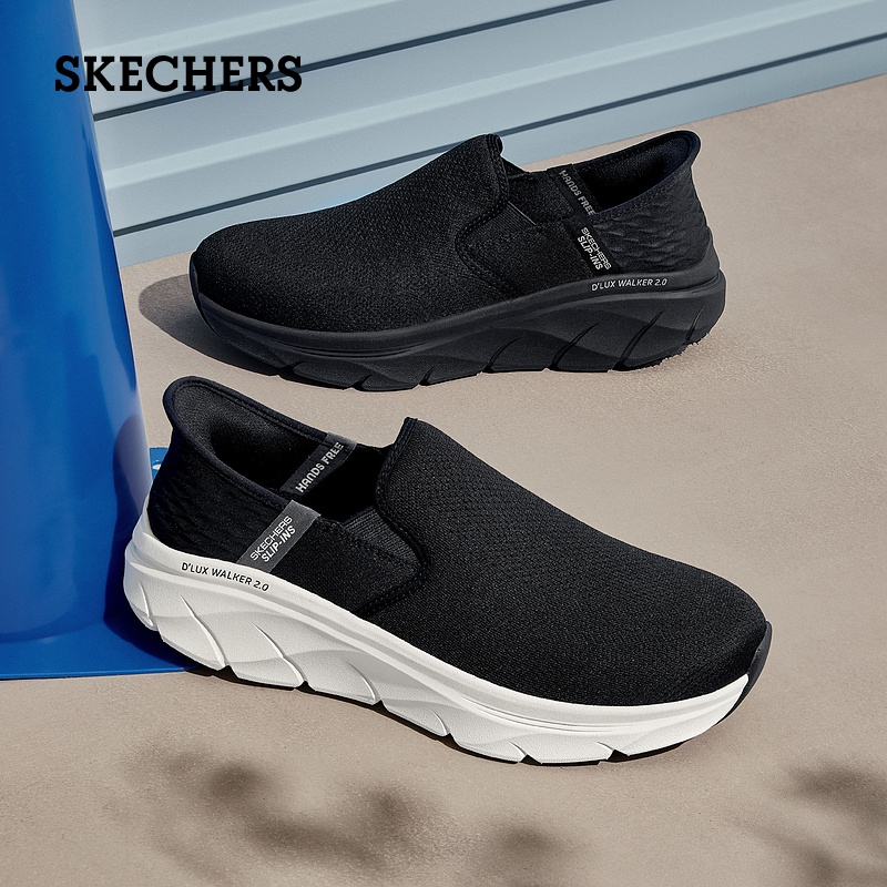 【闪穿鞋】Skechers斯凯奇slip ins系列2024夏新款男一脚蹬健步鞋 - 图2