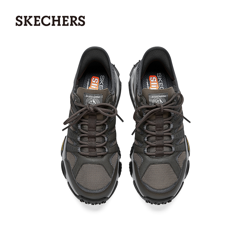 【闪穿鞋】Skechers斯凯奇男鞋2024年夏季新款户外徒步登山运动鞋-图1