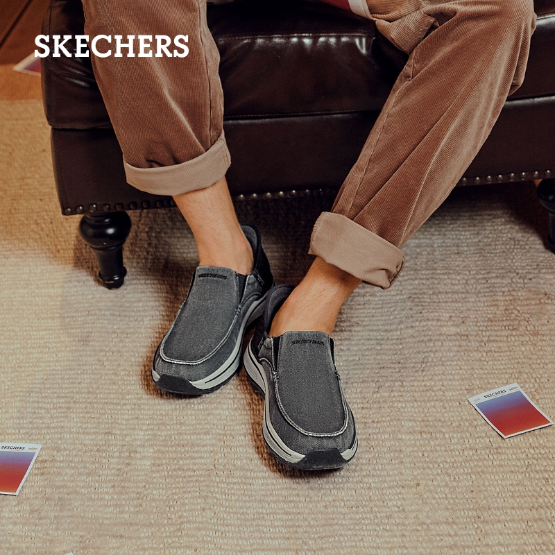 【闪穿鞋】Skechers斯凯奇Slip ins系列夏一脚蹬健步鞋休闲鞋男鞋 - 图1