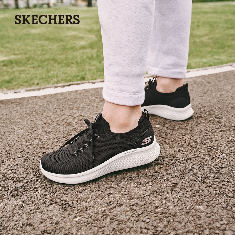 Skechers斯凯奇夏季女鞋一脚蹬休闲鞋高回弹软底舒适运动鞋妈妈鞋 - 图3