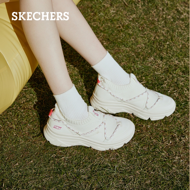 Skechers斯凯奇懒懒鞋秋季新款女子休闲软底回弹运动鞋黑色一脚蹬