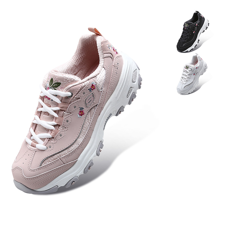 11977 刺绣绣花鞋 小白鞋熊猫鞋 lites D 斯凯奇女鞋新款 Skechers 11977 刺绣绣花鞋 小白鞋熊猫鞋 lites D 斯凯奇女鞋新款 Skechers