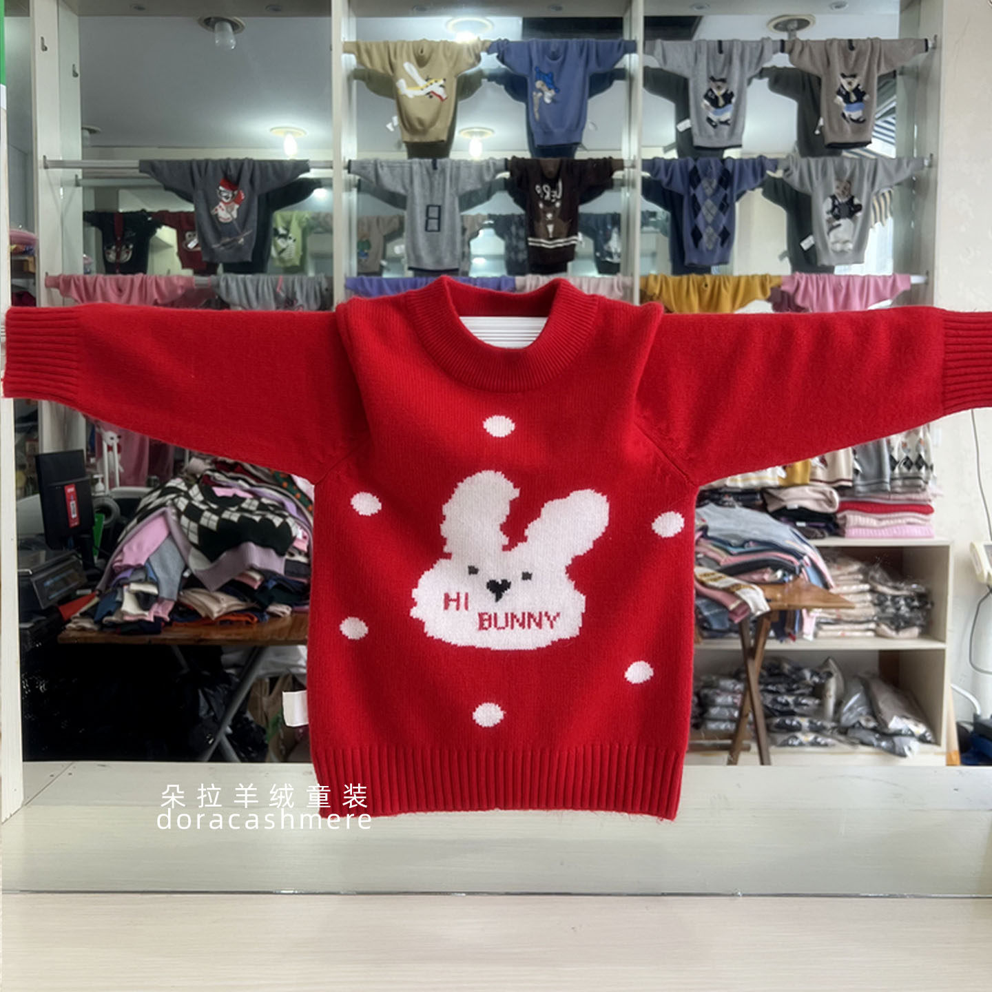 女童毛衣新款儿童羊绒衫厚款套头女宝宝针织羊毛衫针织衫卡通可爱,淘宝优惠券,粉丝福利购,淘宝优惠卷