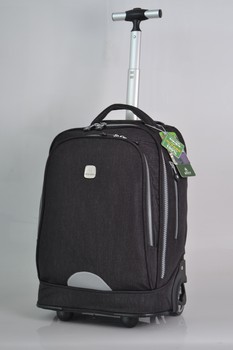 Ultra-light trolley shoulder trolley backpack suitcase trolley computer bag boarding bag 19-inch students trolley school bag