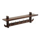 Multifunctional creative clothes rack behind the living room door on the wall