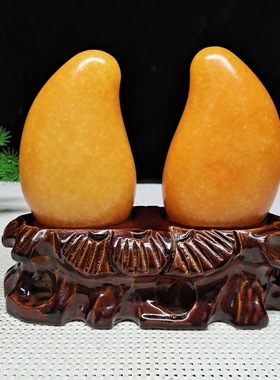 黄蜡石天然原石奇石观赏石黄龙玉造型石画面石桌面家居饰品摆件