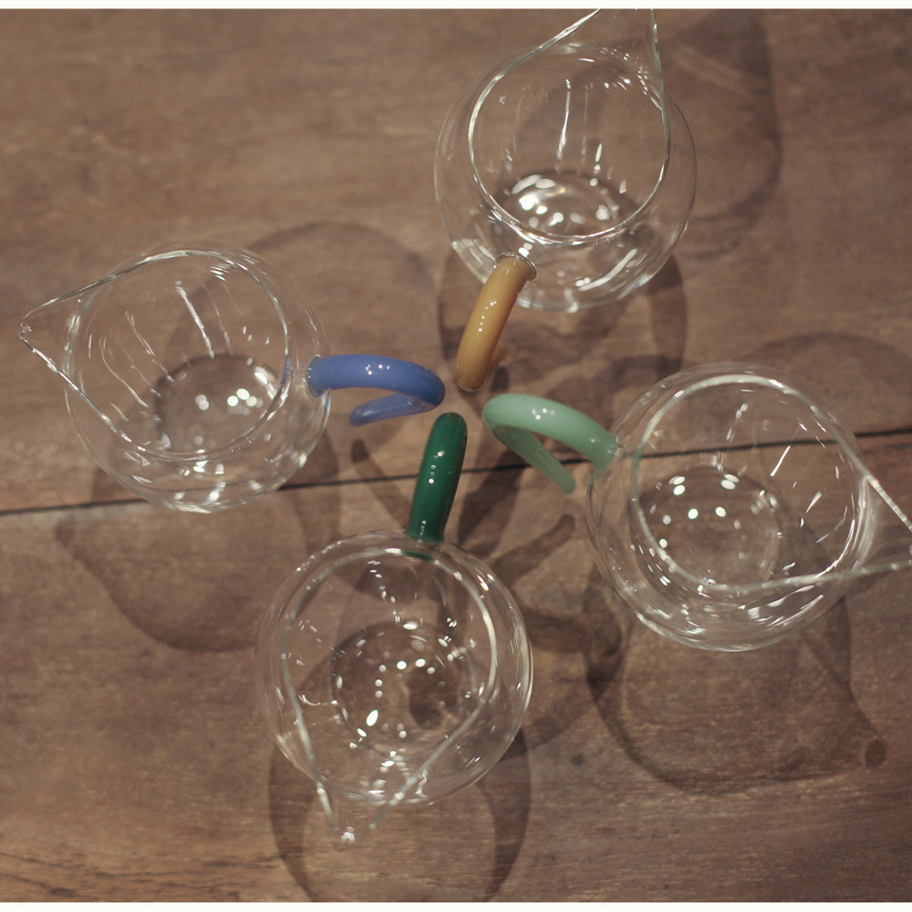 工匠家品《草堂公道杯》天青玉 高透耐热玻璃分茶器 旦盅 公杯,淘宝优惠券,粉丝福利购,淘宝优惠卷