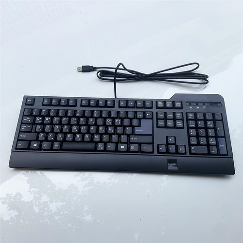 适用于联想韩语KUF1256 USB键盘win7 win10 win11指纹识别键盘 - 图1