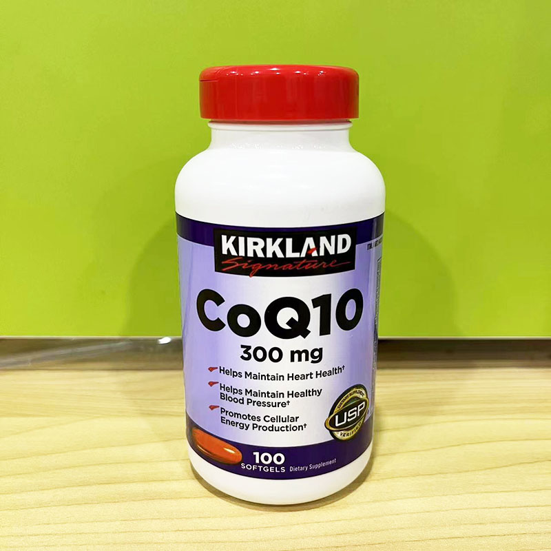 美国直邮 Kirkland柯克兰高浓度辅酶COQ10软胶囊护心脏300mg100粒