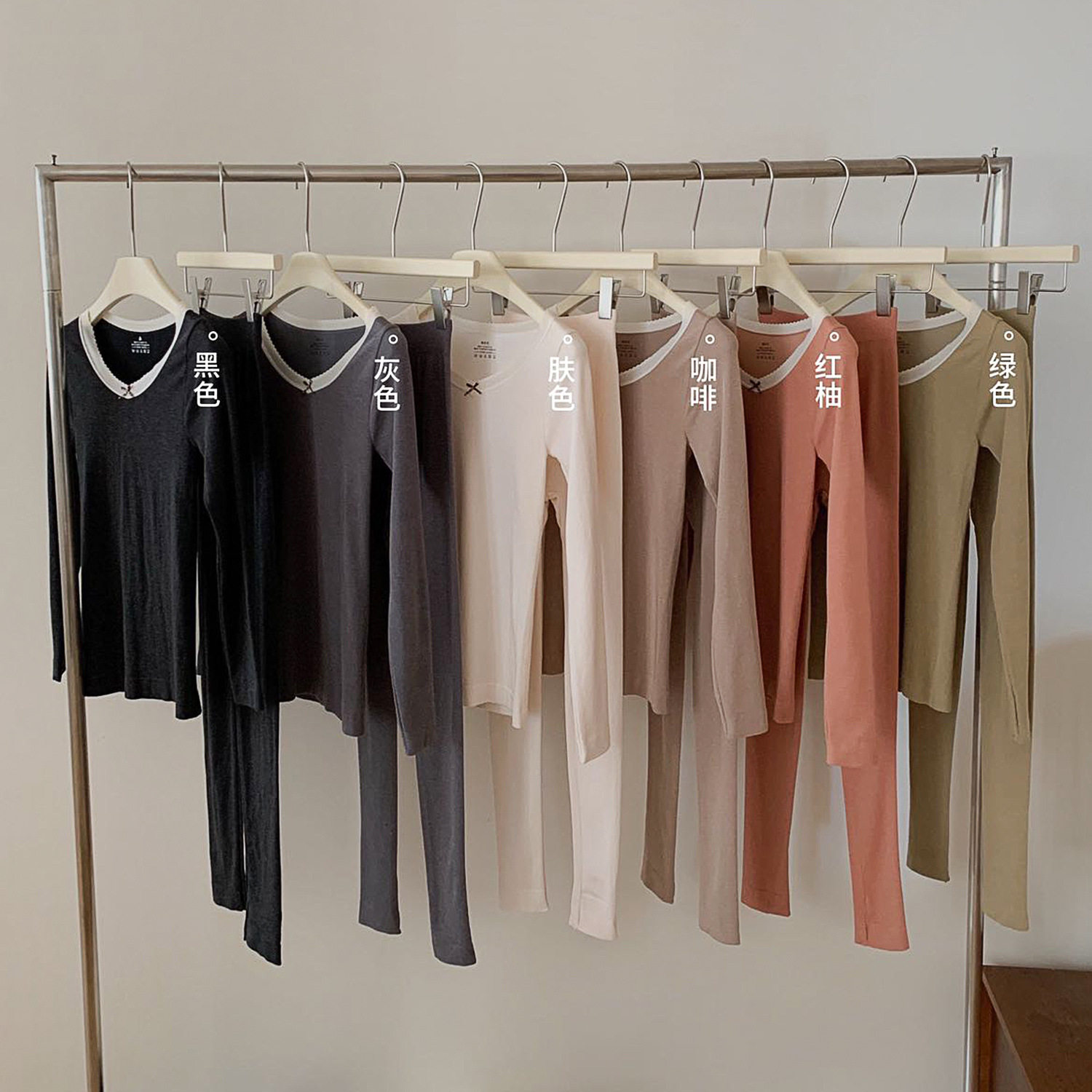 Autumn and winter women's body shaping and thermal underwear round-neck autumn clothes and autumn trousers set constant temperature slim bottoming slimming home clothes
