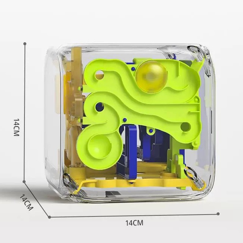 儿童益智玩具宝宝智力开发小孩迷宫球闯关3d立体魔方走滚珠专注力 - 图3
