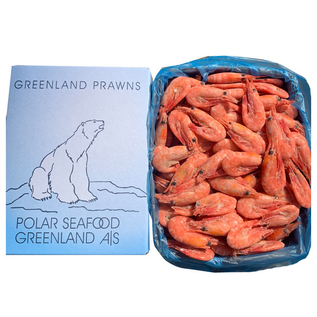Arctic Sweet Shrimp 5Jin Jin is equal to 0.5kg packaged cooked frozen ready to eat