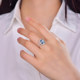 Millais Jewelry 18k gold ring with aquamarine