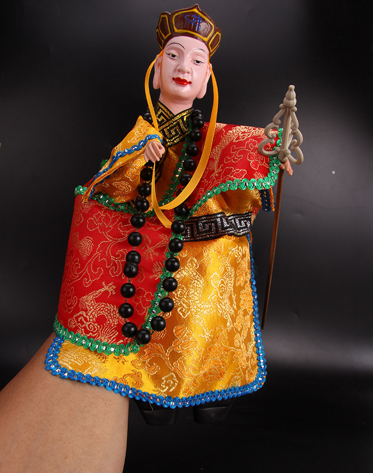 新款唐三藏 手工勾画京剧脸谱 布袋木偶 中国风传统工艺 漳州特色