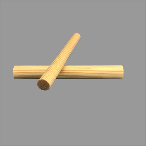 圆棒 松木圆木棒圆形木条圆柱DIY模型建筑材料直径6mm - 图2