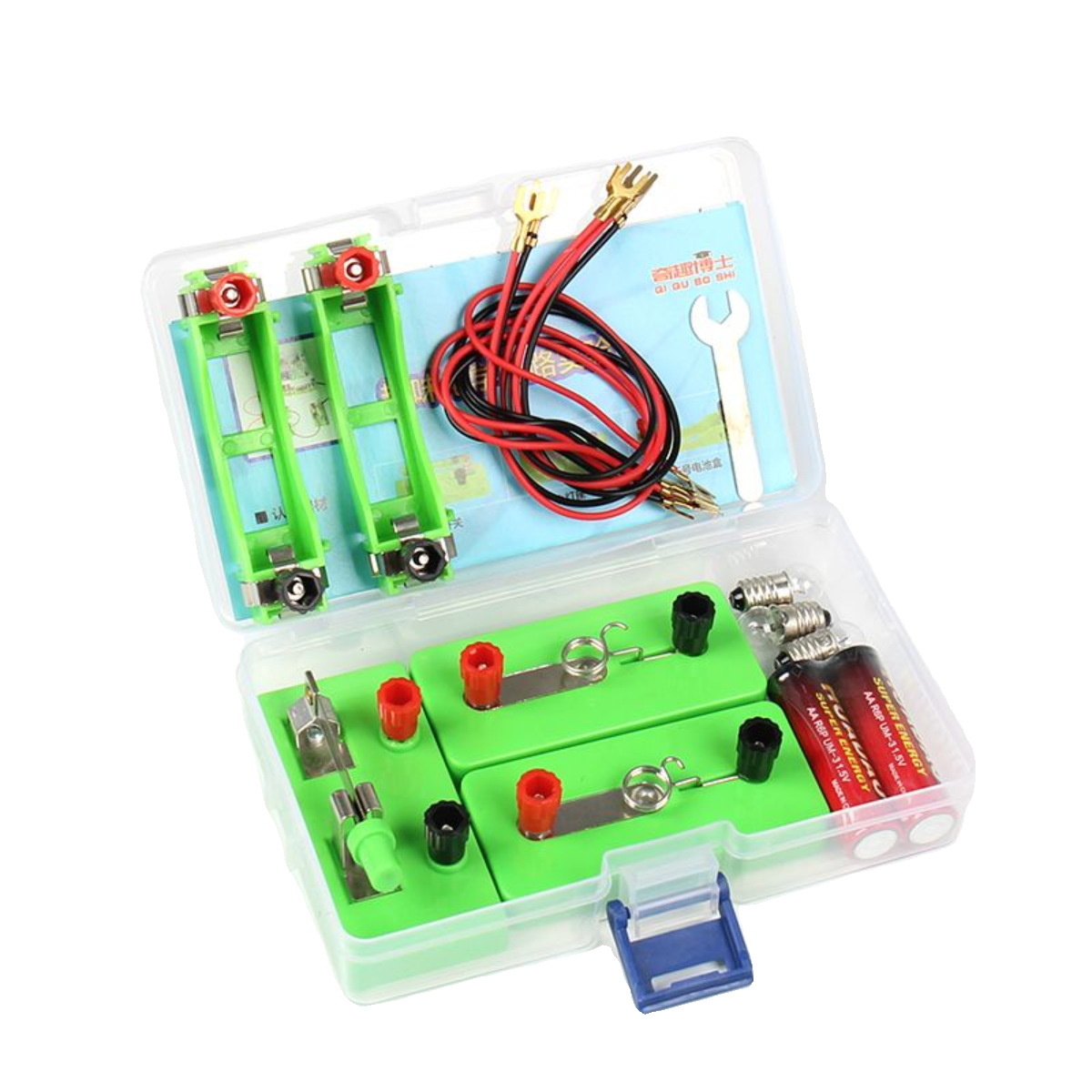 小学科学电学电路实验套装盒入门串联并联电路点亮小灯泡实验器材 - 图3