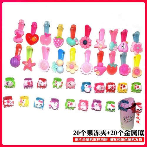 Детская безвредная заколка для волос, шпильки для волос для принцессы, ювелирное украшение, резинка для волос, не повреждает волосы, цветочное украшение