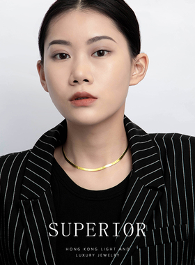 superior银镀金系列·925银镀金蛇骨大气复古欧美款项链