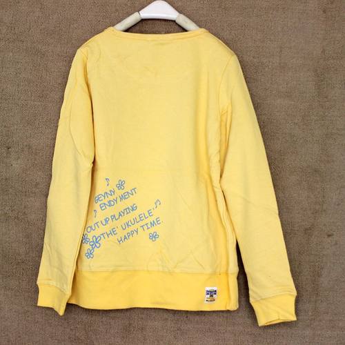 2024新款春秋装rough学生纯棉绣花大提琴卫衣女宽松趣味上衣外套 - 图0