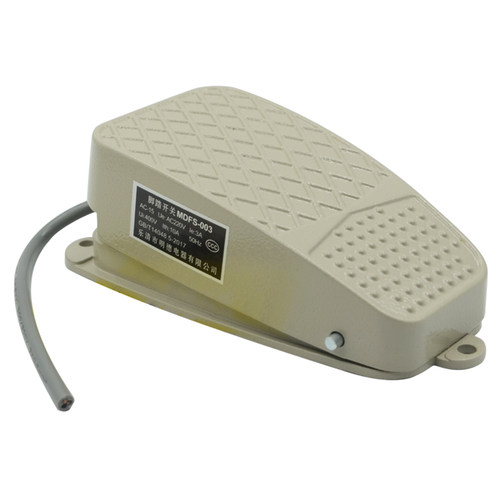 明德脚踏开关MDFS-003自复位/自锁FS-3带线机床脚踩开关10A AC220 - 图3