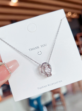 女项链轻奢小众锁骨链