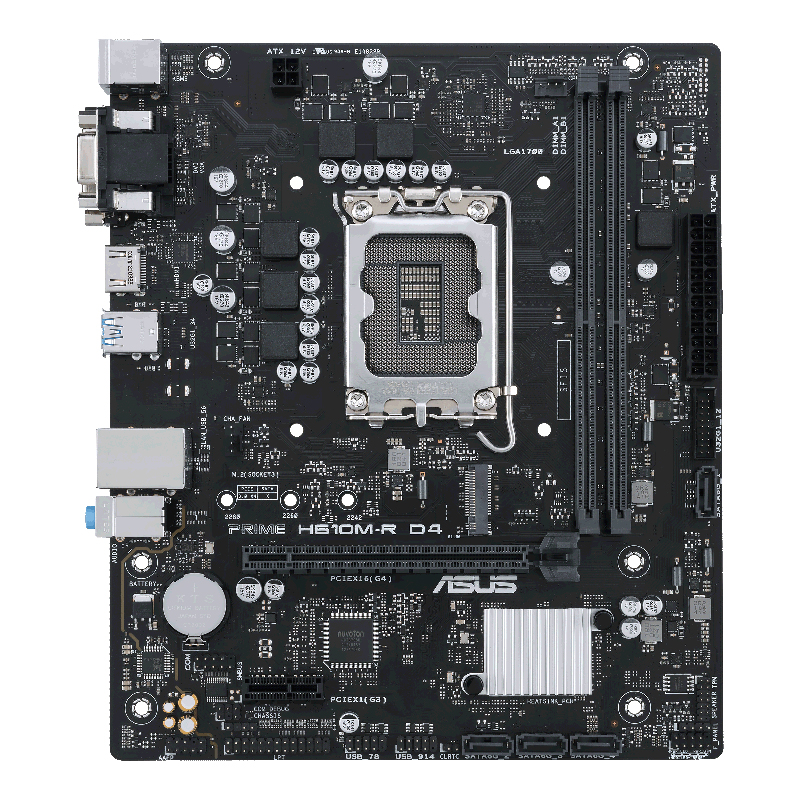 全新Asus/华硕H610M-A/F/K/R D4配12100F/12490F主板CPU套装matx-图1