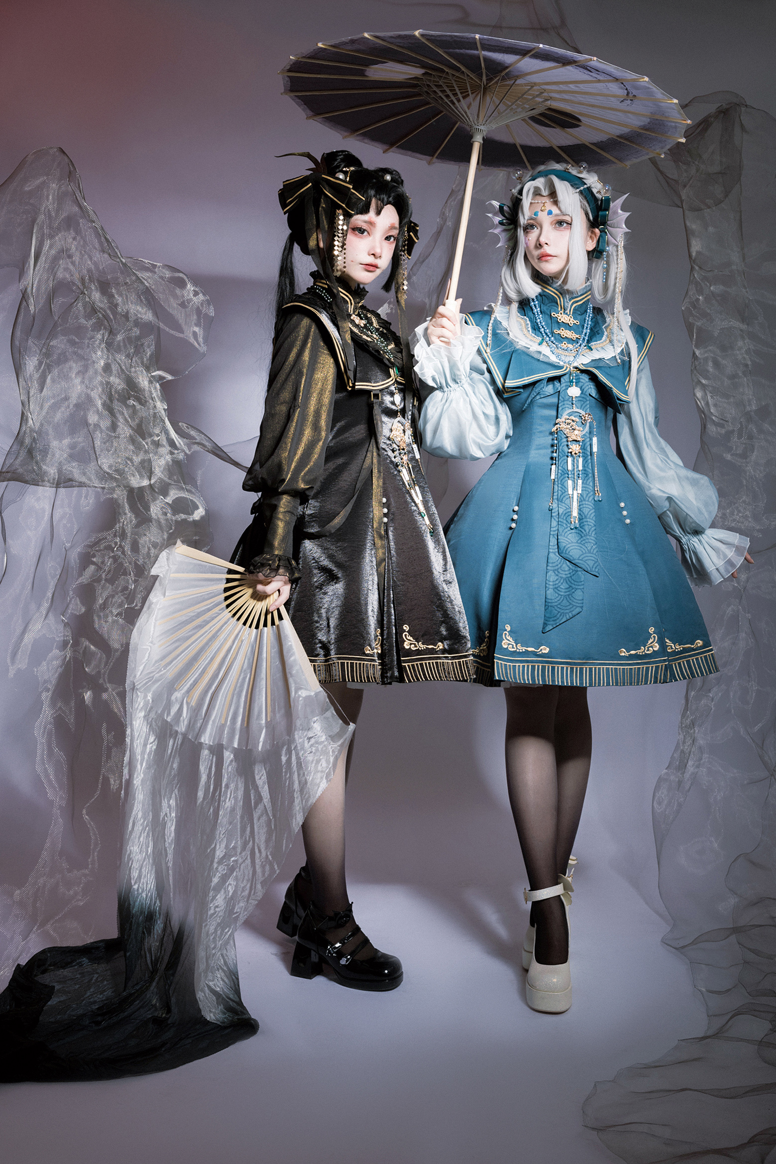 龙女梦 已截定无三团 芮棠Lolita 中华风 国风  双子