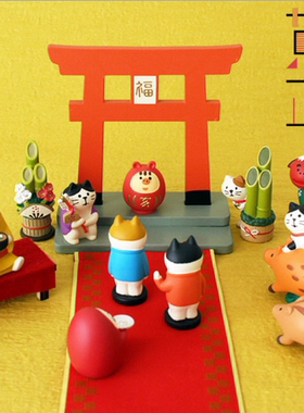 招财猫达摩锦鲤鱼考试猪年吉祥物