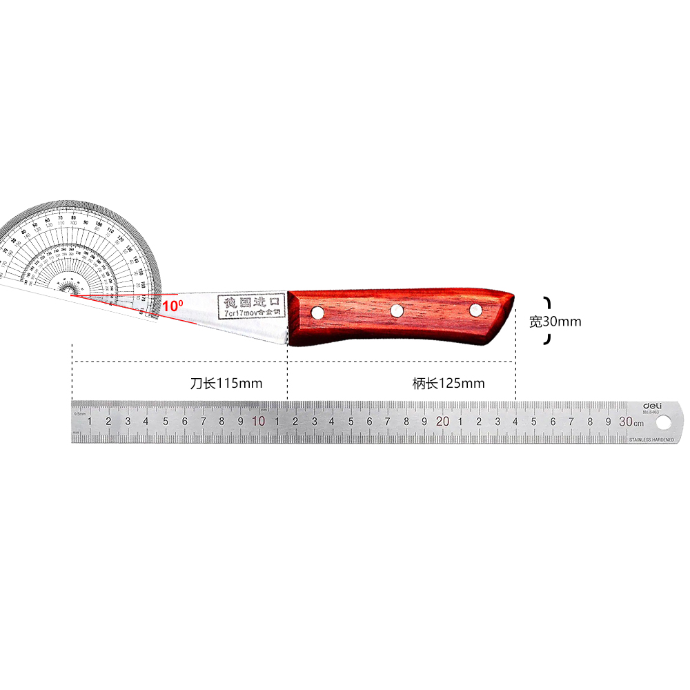 德国钢小刀屠宰用剔骨刀卖肉刀杀羊用割肉刀分割刀鳝鱼刀锋利特快-图2