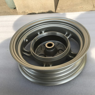 适用新大洲本田ns110r Ns110i Sdh110t 3 7 后钢圈轮毂车轮银黑色 虎窝淘