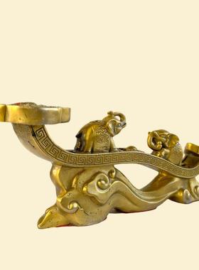 吉象如意吉象富贵大象摆件办公桌桌面家居饰品