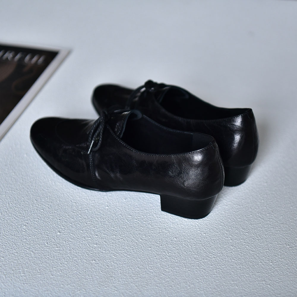 皮厚先生 百搭头层羊皮圆头深口单鞋女中粗跟系带舒适真皮26春季,淘宝优惠券,粉丝福利购,淘宝优惠卷