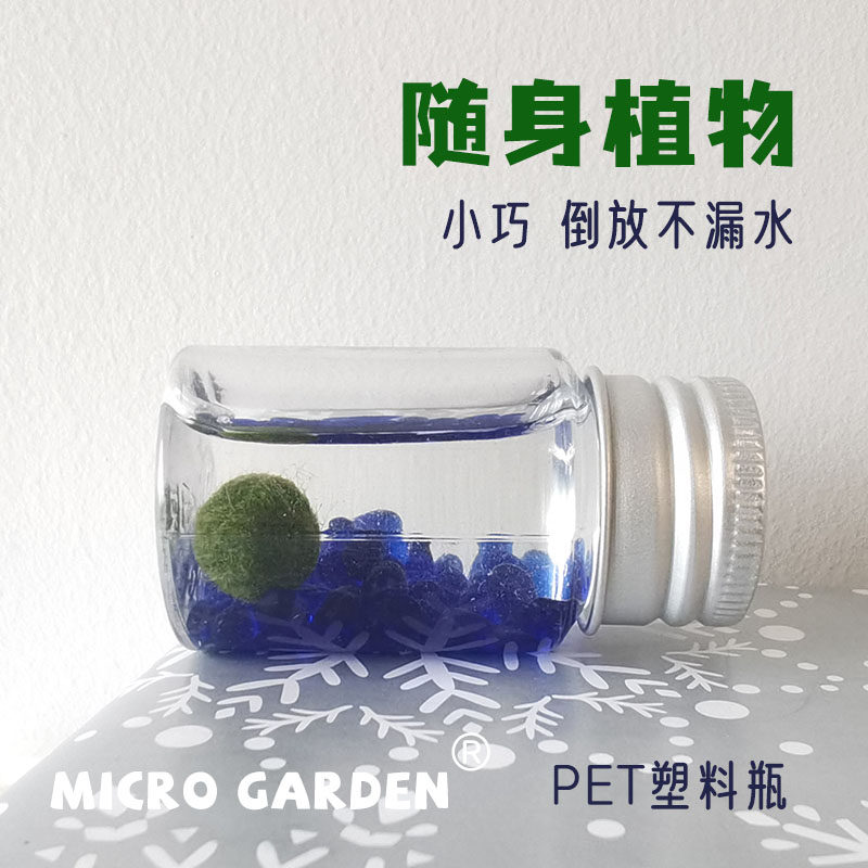 海藻球随身瓶小植物桌面宠物口袋迷你生态瓶趣味礼物diy 新手推荐,淘宝优惠券,粉丝福利购,淘宝优惠卷