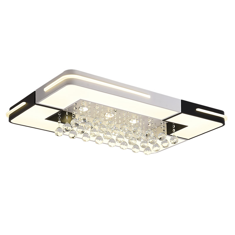 新款吸顶灯灯具 2018 水晶客厅灯简约现代大气家用方形客厅卧室 LED 新款吸顶灯灯具 2018 水晶客厅灯简约现代大气家用方形客厅卧室 LED