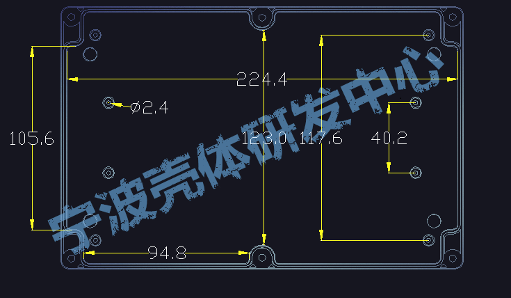 电源安防监控机壳/塑料外壳/接线盒/防水盒31号:230*150*60 - 图0